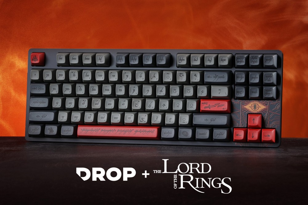 The Drop LOTR Black Speech mechanical keyboard.